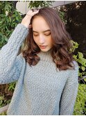 小顔大人センターパート