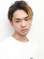 ルックグッドストア(LOOK GOOD STORE)&nbsp;かき上げフェードカットツーブロックビジネスウェットヘア　3