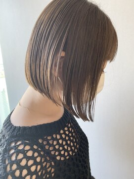 チャコレ 北千住店(Chacolle) ミニボブ×オリーブグレージュ
