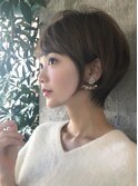 ショートヘア/ショートボブ/前髪/パーマ/大人/30代・40代
