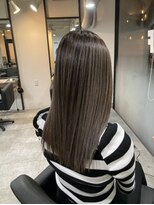 ラフ 難波店(LAFF)&nbsp;#黒髪#ボブルフ#ネビージュ#小顔#ワンレン