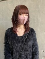 ヘアーデザイン アルエ(HAIR×design ARUE)&nbsp;暖色カラーのウルフカット/レイヤーロング/20代/30代/40代