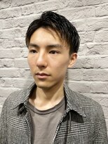 グレイスフル バーバープラチナム 六本木店(Graceful Barber platinum)&nbsp;ツーブロック/メンズ/ショート/アップバング/束感/ビジネス