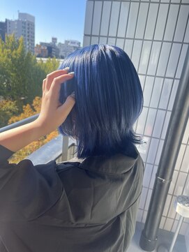ザ オーダー(THE ORDER) 青髪/ネイビー/ブルー/ブリーチカラー/ケアブリーチ/名古屋