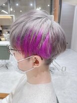 デイズ(days)&nbsp;マッシュショート　アンブレラカラー　マッシュボブ　ピンクヘア