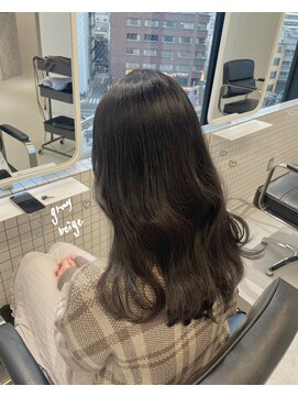 ヌーヴェル(nouvelle) ダークグレージュ×アディクシーカラー