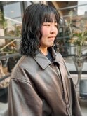 wave perm/波巻きパーマ ニュアンスパーマ 緩めパーマ 20代