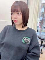 ネオリーブ クーロ(Neolive curro)&nbsp;小顔タッセルボブ×似合わせカット[ぱつっとボブ/縮毛矯正/横浜]