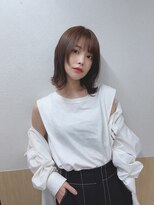 ロシェ 横浜店(loche)&nbsp;イメチェン外ハネミディ×美髪レイヤーカット[横浜駅]