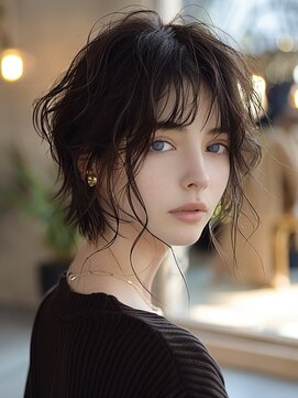 アルトリスト(Altruist Aging×HAIR&SPA) ★ダークアッシュ大人ガーリーボブ着物似合わせカット/髪質改善