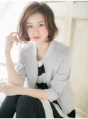 伸ばしかけフェミニン髪質改善ボブパーマa小山20代30代40代