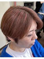 ニコ 相模大野店(nico.)&nbsp;ピンクハイライト/マッシュショート