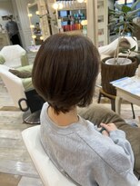 クロップ エス 湘南辻堂(crop es) crop es湘南辻堂 yuuka☆明るい白髪染め×ショートボブ