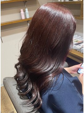 シー 東橋良店(She) 【大人マロンピンク】艶カラートリートメント