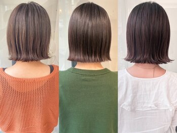 ツイギー 歩行町店(TWiGGY)の写真/自宅での再現性が高いショート・ボブが大人気♪忙しい朝も簡単にセットできる優秀ヘアに。