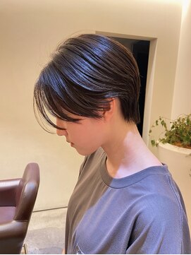 トップヘアー スパアンドリラクゼーション 安城(spa&relaxation) ハンサムショート髪型20代30代40代前髪あり前髪無し面長丸顔