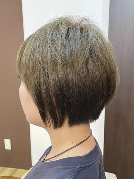 ラシクゼロ 草加駅前(Lashiku Zero) 前下がりボブショート　7/4