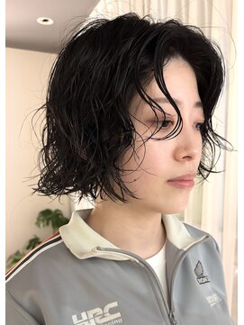 トリッカ 銀座(tricca) ボブパーマ/ウェーブヘア/イメチェン/クセ毛風パーマ