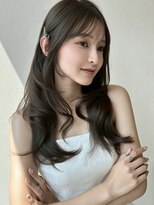 ミンクス 青山店(MINX)&nbsp;【MINX】顔まわり似合わせカット＋暗めカラーロング_表参道