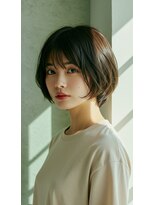 コトナ 越谷店&nbsp;顔型カバー叶うミディアムボブカット×艶カラー