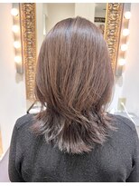 コワファースト させぼ五番街店(COIFF1RST) ウルフレイヤー×ラベンダーブラウン