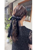 ヘアーラボ ハチ(HAIR LABO HACHI)&nbsp;ロングゆるふわ編みおろし＊.°