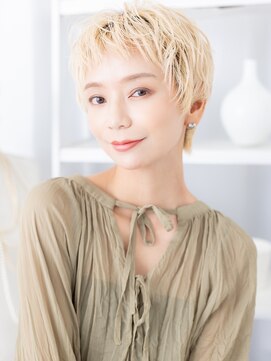 モッズヘア 越谷(mod's hair) フレンチカジュアルマッシュショートパーマa越谷10代20代30代