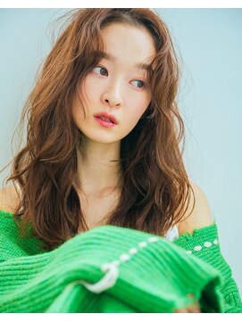 かきあげセンターパートリラックスウェーブ［おもろまち］