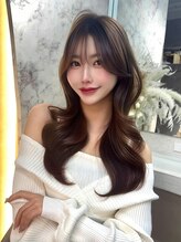 ラビス 池袋(Lovis) 《鳥越》黒髪/オリーブグレー/小顔ヘア/ココアベージュ