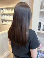 キャアリー(Caary)&nbsp;福山人気チョコレートブラウン髪質改善ストレート美髪縮毛矯正