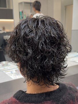 ビカムメンズヘアー 栄店(become men's hair) サーフカール波巻きパーマウルフパーマ