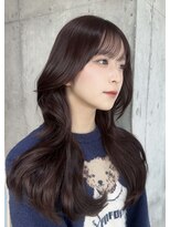 ヌイ 横浜(nui)&nbsp;チョコブラウン大人ガーリー似合わせレイヤー