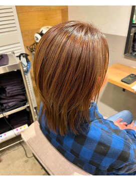 ラピスタ 池袋(Lapista) 韓国ヘアレイヤーカットダブルハイライトカラー【Lapista池袋】