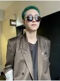 buzz cut_green bouzu
