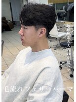 ディータ(Dita) 毛流れシャドウフェザールーズセンターパート大宮メンズパーマ