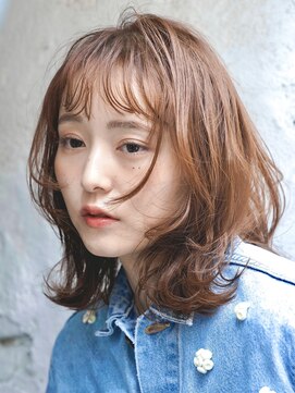 カライング(ing) 大人可愛い顔周りレイヤーボブウルフカットミディアム◎20代30代