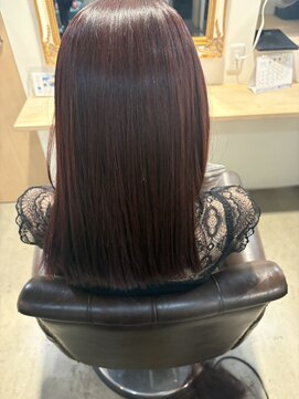 トムヘアーデザイン 楠葉店(TOM HAIR DESIGN) ブリーチなし暖色系カラー
