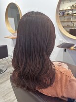 ヘアーサロン 銀&nbsp;７トーンピンクカラー
