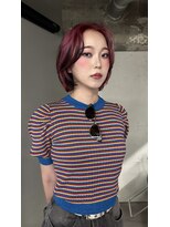 コードプラスリム(CODE+LIM)&nbsp;ピンクラベンダー＋ローライト/丸みボブ/レディースボブ