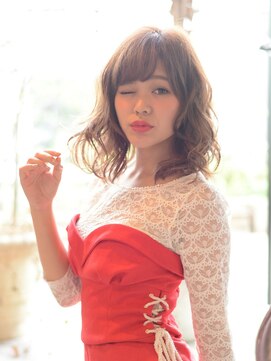 マリオ ヘアー デザイン(MARIO HAIR DESIGN) モテ髪コットンカールミディ