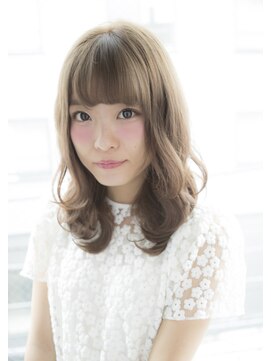 サロンドミルク 原宿(salon de MiLK) 【salon de MiLK 原宿】シルキーアッシュ×ゆるふわカール