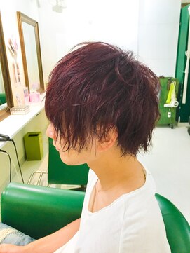 ヘアアンドメイク スタジオ ラプラス(HAIR&MAKE STUDIO rapLus) 『メンズ ダブルレッド』