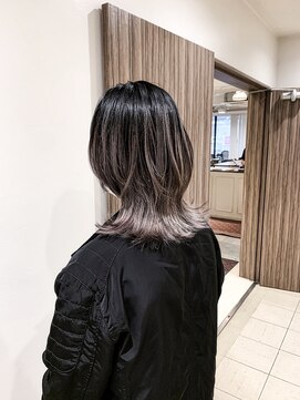 ケイト(kate) 【kate 】☆大宮 バレイヤージュ×ロングウルフ