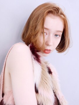 アイティー バイ アルバム 浦和店(IT by ALBUM) ワンカールボブ_ココアブラウンフリンジウェーブ_37261