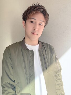 オベリン(Oberin) 無造作くせ毛風ツーブロック