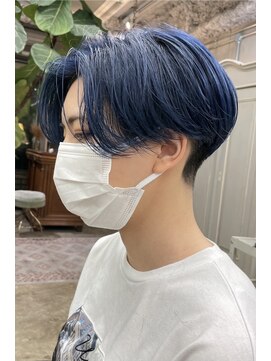 ザ デイ(THE DAY) ブルーカラーのハンサムショート