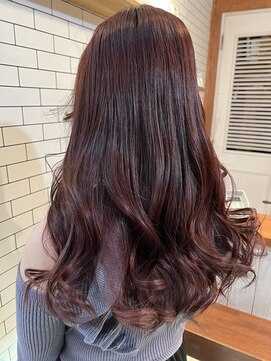 オーブ ヘアー リリー 博多2号店(AUBE HAIR lily) ベリーピンクカラー!