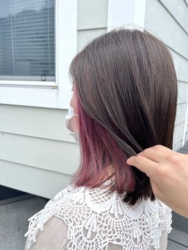 レポ(LEPO) ピンクインナーカラー