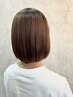 髪質改善ストレート＋ダメージレスカラー＋カット¥24310~→¥19700