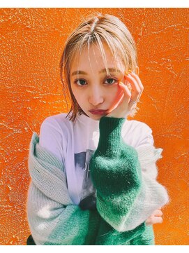 ネルバイグリーン(Nelle by green) ハイトーンボブ（KENJI)